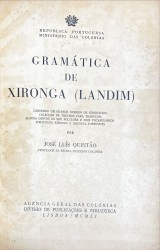 GRAMÁTICA DE XIRONGA (LANDIM)